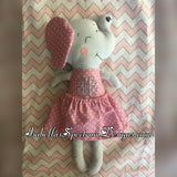 Handmade Elephant Plush Doll