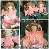 Handmade Tree Topper Angel/ Memory  Plush Doll