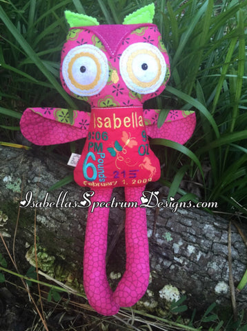 Handmade Owl Plush Doll