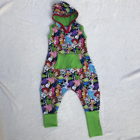 Toy Story Unisex Hooded Romper Ready to Ship