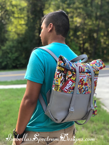 Handmade Rucksack style backpack Avengers