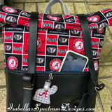 Handmade Rucksack style backpack College Football Alabama