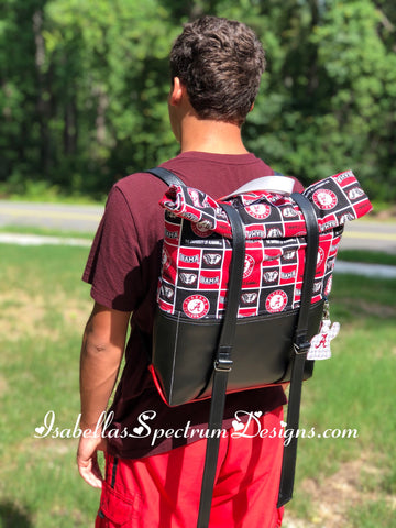 Handmade Rucksack style backpack College Football Alabama
