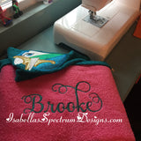 Princess Celestia Inspired Hooded Towel