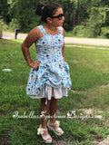 Isobel peek a boo dress sizes 6/12 month to 8Y