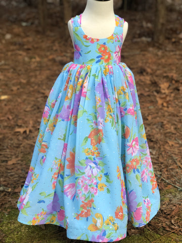 Whimsy Floral Chiffon dress