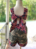 God Bless the USA romper ready to ship!