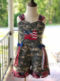 God Bless the USA romper ready to ship!